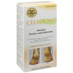 Eine Packung Fußcreme für trockene und rissige Fersen.